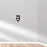 woopme ® Qibla Compass Arrow Direction Praying Sticker for Wall Floor Prayer Room Home House Decoration Printed Stickers L x H 15 x 25 Cms - Image 4
