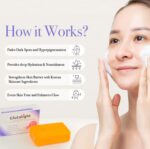 Glutalight Glutathione Dark Spot Remover Soap | Korean Skincare Hydrating Soap | Hyaluronic Acid, Niacinamide & Ceramide | Achieve Glass Skin Glow | Even Skin Tone & Fades Hyperpigmentation |Pack of 1 - Image 7