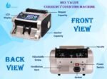 ELCONS 1015T Gold Double Display Heavy-Duty Mix Note Counting Machine | Note/Currency/Cash/Money Counting Machine | Automatic Cash Counter with Fake Note Detection (Counting Speed - 1000 Notes/min) - Image 3