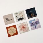 Islamic Premium Quotes Fridge Magnet Set of 6 (2.5x2.5 Inch) | Sparkle Finish | Waterproof | 180 GSM Print | Allah Motivation | Ramadan Gift & Faith Home Decor (DUNIYA & AKHIRAH) - Image 4