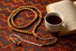 M i Y A ™ - 99 Beads Date Seed Misbaha Tasbih MiYA Store – Handmade Islamic Prayer Rosary Dhikr Beads with Counter, Natural Turkish Eco Tasbih Muslim Subha Gift Ramadan Hajj (29cm) - Image 3