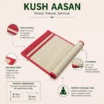Bhakti2Shakti Handmade kusha Grass mat | Kusha Grass Pooja Aasan | Sitting Floor Mats | Kushaasan | Ecofriendly mat (1 Pieces) - Image 7