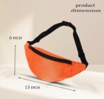 BigPlayer Holographic Waist Bag Stylish and Functional Waist Bags for Men and Women Waterproof, Nylon Trainer Waist Bag with Adjustble Waist Belt Travel Waist Pouch - Image 3