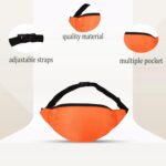 BigPlayer Holographic Waist Bag Stylish and Functional Waist Bags for Men and Women Waterproof, Nylon Trainer Waist Bag with Adjustble Waist Belt Travel Waist Pouch - Image 5