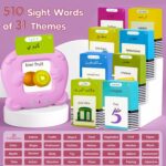 Bilingual English Arabic Flash Cards Y2 - Talking Flashcards for Children 3 4 5 6 7 (Pink) - Image 4
