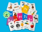 Alphabet Flash Cards for Kids, Early Learning First Word Cards for Preschool Children and Toddlers, Teach ABC Letters, English Words, Uppercase and Lowercase - Image 4