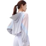 Alexvyan Size-L Women's UV Protection Jacket, Lightweight Summer Sun Screen Hoodie with Visor, UPF 50+ Protection for Outdoors, Shirt Full Zipper Sun Protection Jacket- FIT 50-65 KG - Image 5