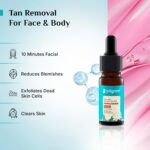 Pilgrim 25% AHA + 2% BHA + 5% PHA Peeling Solution 10ml For Face & Body |10-Minute Facial At Home|Gentle Exfoliating Serum for Tan Removal |For Glowing Skin, Even Skin Tone, Pore Cleansing |Men, Women - Image 3