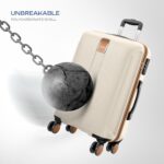 Safari Thorium Royale 8 Wheels 66cm Medium Size Trolley Bag Hard Case Checkin Polycarbonate Luggage, TSA Lock, Wet Pouch Organized Interior, Suitcase for Travel, Trolley Bags for Travel, Vanilla Tan - Image 3