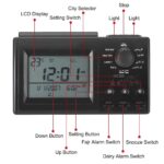 Set of 2 Excluzo Muslim Athan Clock Uslim azan Wall Clock, Digital Muslim Prayer Alarm Athan Islam for Prayer Digital Automatic Islamic Azan Muslim Prayer Alarm Table Clock - Image 3