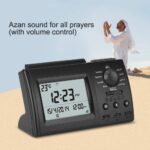 Set of 2 Excluzo Muslim Athan Clock Uslim azan Wall Clock, Digital Muslim Prayer Alarm Athan Islam for Prayer Digital Automatic Islamic Azan Muslim Prayer Alarm Table Clock - Image 4