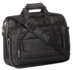 K London Black Artificial Leather Handmade Men Women Laptop Bag Office bag Cross Over Shoulder Messenger Bag Office Bag (1102_Black) - Image 8