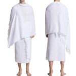 ZOOBERARY Ihram Ehram Ahram for Men for Hajj and Umrah - 2 White Towels (top and Bottom) ZOOBERARY Ihram – Designed for Pilgrims, Made for You - Image 3