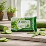 AARISU Aloe Vera & Cucumber Refreshing Wet Wipes for Hands Face Body, Alcohol Free pH Balanced Paraben Free | Soft Gentle Cleansing Wipes for Travel Gym Pack of 2 (25 Wipes Each, Total 50) Men & Women - Image 4
