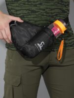 Greenlands Waist Zipper Bag with Water Bottle Holder & Adjustable Strap | Crossbody Bag for Men & Women | Perfect for Travel, Hiking & Cycling (Black) - Image 9