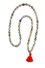 Original Vaijayanti Mala Jaap Japa Mala 108+1 Beads | Pure Tulsi-Like Off-White Natural Beads |Meditation Spiritual Prayer Men & Women Handcrafted Mala for Pooja & Jap (Size 15 Inch) - Image 3
