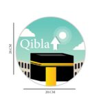 woopme ® Qibla Compass Arrow Direction Praying Decorative Sticker for Wall Floor Prayer Room Home House Vinyl Printed Stickers L x H 20 x 20 Cms - Image 5