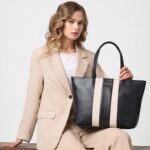 Caprese Evelyn 15.6-Inch Laptop Compatible Large Tote Bag for Women | Stylish, Durable, and Spacious with Multiple Compartments, Back Zipper Pocket for Work, Travel, and Everyday Use - Image 3