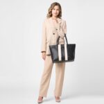 Caprese Evelyn 15.6-Inch Laptop Compatible Large Tote Bag for Women | Stylish, Durable, and Spacious with Multiple Compartments, Back Zipper Pocket for Work, Travel, and Everyday Use - Image 8