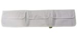 Weinbux Ahram Washable Three Pockets Belt Multipurpose Pouch for Travel | Waist Pack Adjustable Stretchy Zippered | White | Adjustable | Free Size - Image 3