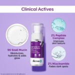 The Derma Co Snail Peptide 96 Hydrating Serum with Niacinamide & Peptide Complex for Smooth & Moisturized Skin | Snail Mucin Serum | Dull Skin & Fine Lines, Korean Skincare - 80 ml - Image 5