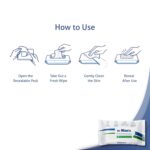 Dr Slan’s Soft Body Cleansing Wet Wipes | 30 Wipes | Bed Bath Wipes with Aloe Vera & Vitamin E – Extra Large Size 24 x 30 cm | Body Sponging | Adult Wet Wipes | Pack of 3 - Image 8