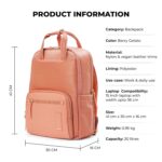 MOKOBARA The Sundae Backpack Soft Nylon Water-Resistant 15" Laptop Bag with Luggage Sleeve for Work, Travel, and Daily Use for Women Black - Image 4
