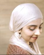 Premium Jersey Hijab Scarf, Soft Cotton Blend, Light baby pink - Image 3