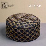 AL INAM ICH Style Reversible Islamic Prayer Cap Premium Embroidered Namazi Topi Muslim Cap (Model No. R-67) Fabric - Image 3