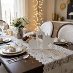 American Elm 3 Pcs White Acrylic Ramadan Kareem Islamic Table Decor Mosque Ornament Eid Mubarak Centerpiece Set for Ramadan Eid Celebrations - Image 5