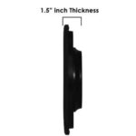 TIKAM Enterprises,Ayat-al-Kursi Islamic | Black Wall Clock | Silent Quartz Home Dcor - Image 3