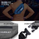 NABAAT Waist Bag for Men and Women Fanny Pack with 4 Zipper Pocket Travel Chest Pouch Passport Belt Bag Money Pocket Bag with Key Holder - (Grey, WB-GR-2) - Image 5