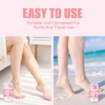 Urea Foot Hand Cream Stick for Cracked Heel Repair, Hydrating Foot Balm with Shea Butter, Coconut Oil, Aloe & Vitamin E, Moisturizing Peach Scent for Dry Dead Skin Care 40g - Image 9
