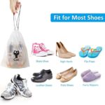 10 Pcs Shoe Bag for Travel Bag for Man & Women Shoe Cover for Storage at Home Gym Reusable Travelling Accessories Organizer Pouch Travel Essentials Footwear Bags for Travelling Men, 30 x 40 cm - Image 7