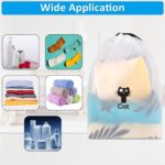 10 Pcs Shoe Bag for Travel Bag for Man & Women Shoe Cover for Storage at Home Gym Reusable Travelling Accessories Organizer Pouch Travel Essentials Footwear Bags for Travelling Men, 30 x 40 cm - Image 8