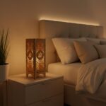 Premium Wooden Allah Laser Cut Lantern with Candle Holder Islamic Ramadan & Eid Table Decor Warm Glow Home Decoration (8 Inch) - Image 4