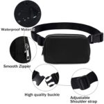 Belt Bag for Women and Men, Fashionable Fanny Packs for LuLu Waist Bag Lemon Bags, 1-Black, Zippier - Image 5