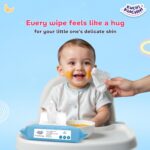 UltraSoft Baby Wet Wipes With Lid | Enriched with Vitamin E & Aloe Vera | Alcohol-Free, Thick & Gentle Wipes | Safe for Newborns & Toddlers | Pack Of 1 (72 Wipes) - Image 4