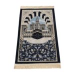 Prayer Rug Thick Traditional Eid Ramadan Mat for Kids Men Women Ramadan Gift 70x110cm Building - Image 4