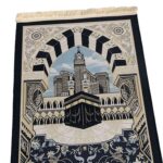 Prayer Rug Thick Traditional Eid Ramadan Mat for Kids Men Women Ramadan Gift 70x110cm Building - Image 10