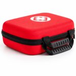 Hard Shell First Aid Storage Case, EVA Medical Organizer Box with Zipper & Mesh Pocket, Shockproof Travel Emergency Kit Bag for Home, Car & Office (Big) - Image 5