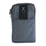 Saco Cell Phone Pouch Crossbody Bag with Shoulder Sling & Belt Clip | Travel Phone Holster Waist Pouch with Keychain for iPhone Samsung OnePlus Oppo Vivo Redmi Xiaomi Smartphone up to 6.7 Inch – Grey - Image 6