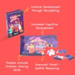Educational Toys for Kids - The Ramayan 25 Pcs Jigsaw Puzzles Ages 3+ | Cultural Interactive Learning with App - Image 4