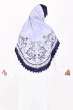 Malaysian Makhna Hijab for Women | Elegant Printed Headscarf | Soft & Breathable Fabric | Stylish Hijab for Office, Prayer & Casual Outfits - Image 4