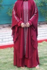 Nida fabric Free Size Muslim Burqa/Abaya & Burkha Dress for Muslim women and Girl's (F02-Burkha) - Image 4
