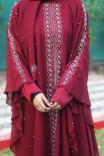 Nida fabric Free Size Muslim Burqa/Abaya & Burkha Dress for Muslim women and Girl's (F02-Burkha) - Image 5