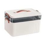 Portable Medical Box Elegant Emergency Storage Box for Car Family Use Travel 2 Layer | Health & Beauty | Health Care | First Aid | Kits & Bags - Image 6
