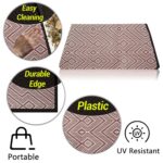 ARSUK Plastic Floor Mat Indoor Outdoor Rugs Soft Foldable Waterproof Mats Reversible Straw Rug for Kids Room, Living Room, Patio, Beach, Picnic, Yoga, Prayer, Camping, Lawn, Park, Deck Garden - Image 8