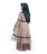 Mehar Riya Hijab for Girls | Side Cut Hijab with Glitter Button | Breathable Iqra Fabric | School, Madrasa for Teenagers | Modest Fashion Headscarf for Girls - Image 5