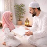 FAF Custom Baby Janamaz Prayer Mat | Customize Kids Islamic Prayer Rug for Boy & Girl (1 to 10) | Soft Thick Namaz Mat, Portable Travel Janemaaz | Mussalla for Home, Mosque, Hajj & Umrah (White) - Image 9